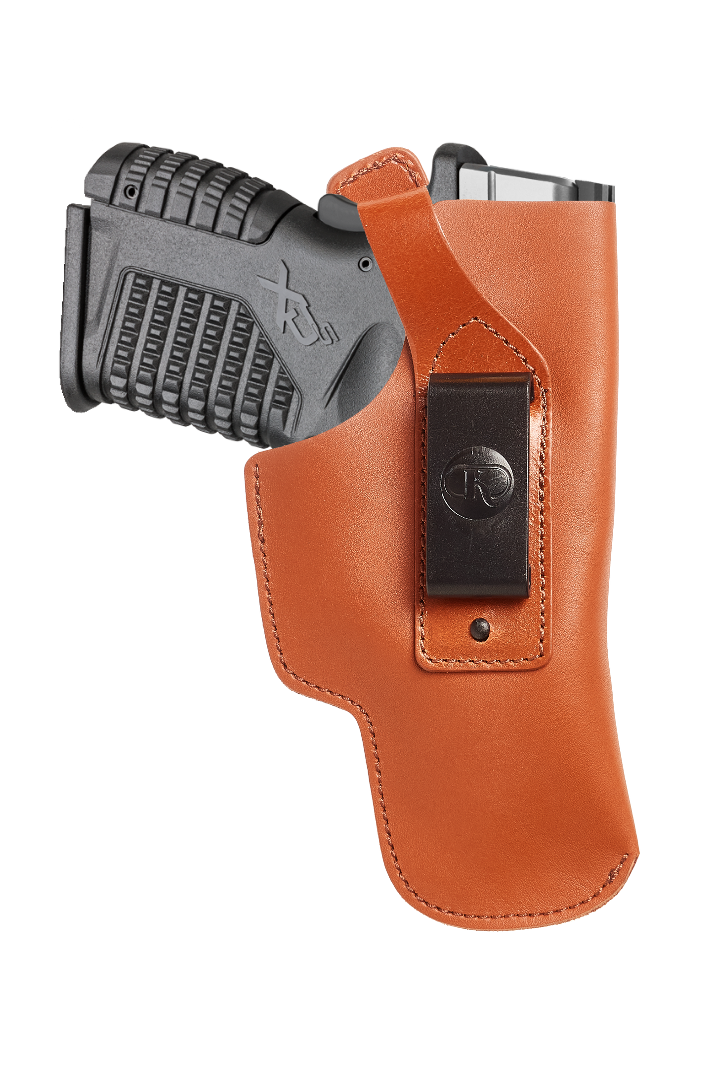 Springfield Armory XD IWB Leather Holster with Belt Clip (K197)