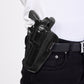 KHS305 Leather Vertical Shoulder & Belt Holster with Double speedloader Fits 357 Magnum & Similar Revolvers 4” Free Extension for Big Body Size!