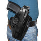 K31105 2 Slot Pancake Leather Holster Thumb Break Closed-end RH & Single Magazine Pouch Fits CZ 75