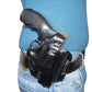 357 Magnum Pancake OWB Leather Holster, 2 Slot Thumb Break Right Hand, Handmade(Alis306)