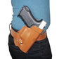 Small of Back Leather, Concealment Holster Fits Glock 17 22 30 Genuine Leather Handmade (ALIS467)